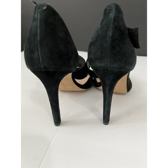 Vince Camuto Carlotte Black Suede High heels size 9 Pointed Toe - Picture 3 of 10